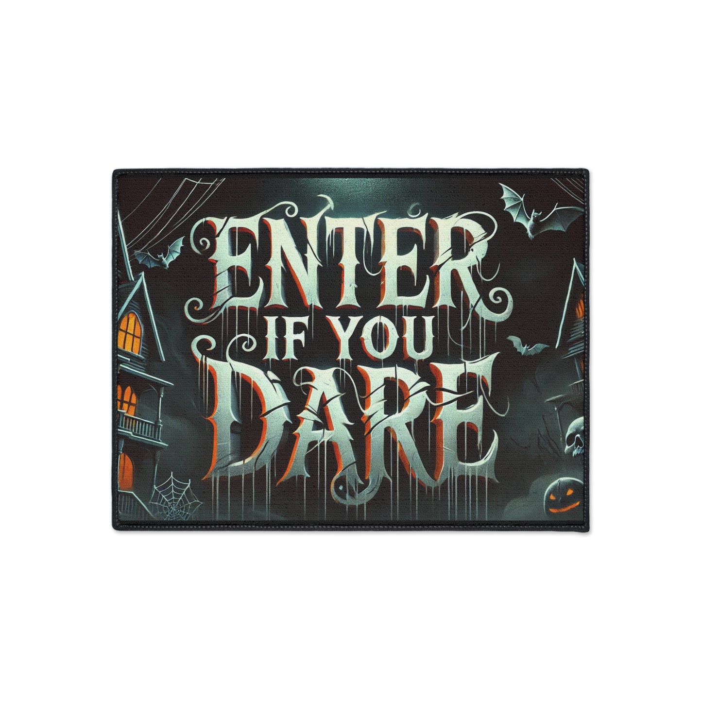 Enter If You Dare | Halloween Welcome Mat