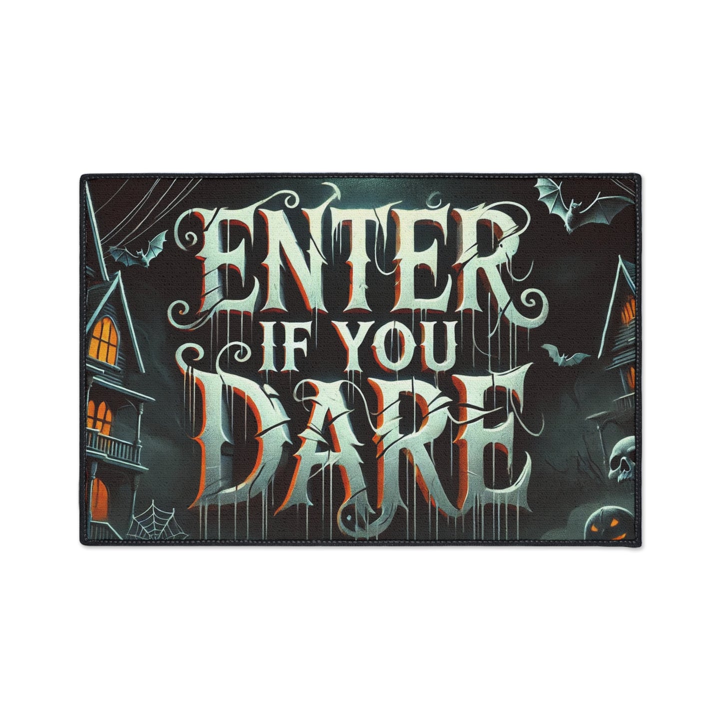 Enter If You Dare | Halloween Welcome Mat